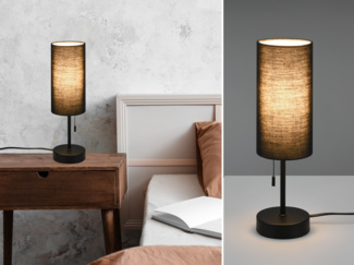 Reality Leuchten Tischleuchte Jaro schwarz 35x10 cm