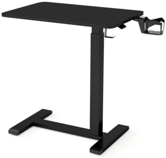 COSTWAY Laptoptisch, Beistelltisch für Bett mit Rollen, höhenverstellbar