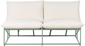 Gartensofa 2-Sitzer PICO Metall Grün