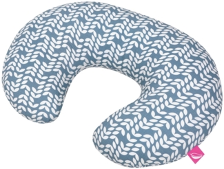 Motherhood Stillkissen Basic, abnehmbarer Bezug, ergonomisch geformt, 100% Baumwolle, Stillkissen klein, Stilkissen Baby