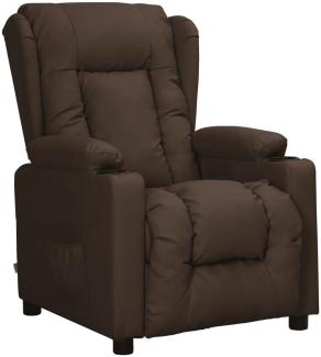 vidaXL Relaxsessel Braun Kunstleder 339069