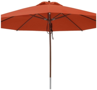 anndora-sonnenschirm Sonnenschirm 4m rund Gartenschirm Marktschirm, wasserabweisende Oberflächen