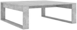 vidaXL Couchtisch Betongrau 100 x 100 x 35 cm Spanplatte [808634]