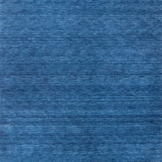 Morgenland Gabbeh Teppich - Softy - Uni - quadratisch - 150 x 150 - Blau