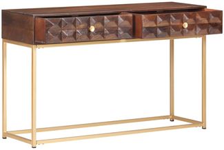 Konsolentisch, Beistelltisch, Konsole 122x36x75 cm Massivholz Mango