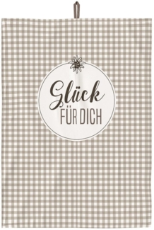 Geschirrtuch Abtrockentücher Küchenhandtuch la vida Glück für Dich 3858341