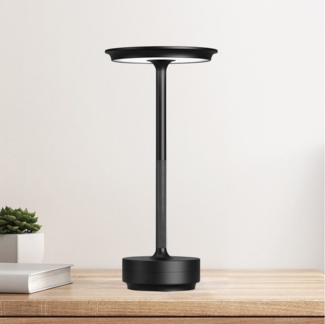 Elegear LED Tischleuchte LED Tischlampe mit Touch-Dimmung, 3 Farbtemperaturen, Memory-Funktion, Touch-Dimmung, Energiesparend, LED fest íntegriert, Warmweiß, Neutralweiß, Kaltweiß, CRI >90, lampe wohnzimmer, nachttischlampe, lampen esszimmer, camping