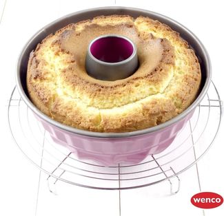 Wenco Gugelhupfform Backform 18 cm, hitzebeständig bis 230°C, Antihaftbeschichtung, robuster Stahl, gleichmäßige Wärmeverteilung