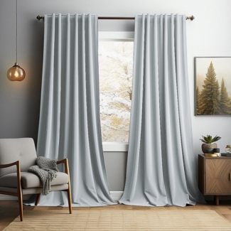 BTTO V&G Gardine Wohnzimmer Samt Vorhänge 2er Set,Weihnachten Verdunkelungsvorhang, (2 St), abdunkelnd, Blickdicht für Wohnzimmer Schlafzimmer office