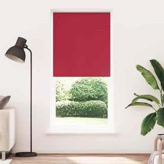 Verdunkelungsrollo, Verdunkelungsvorhänge 124,4 x 230 cm, Stoffbreite 120 cm, rot