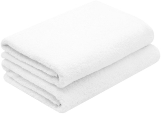 ZOLLNER Duschtücher, Walkfrottier (2-St), 70 x 140 cm, 100% Baumwolle, alle Farben bis 95°C waschbar