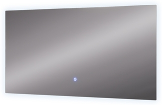 Vicco Badezimmerspiegel Glas 50x100 cm mit Backlight Beleuchtung, Miral