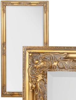 Wandspiegel BESSA gold antik 120x60cm barock Design Spiegel pompös Holzrahmen