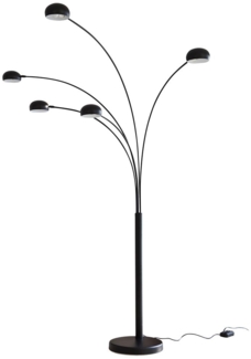 Five Fingers Lampe Metall Marmor Schwarz