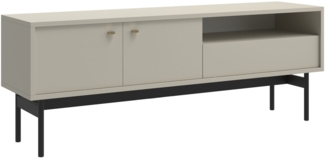 Selsey 'Olar' TV-Element mit Schublade, Greige, ca. 56 x 154 x 38 cm