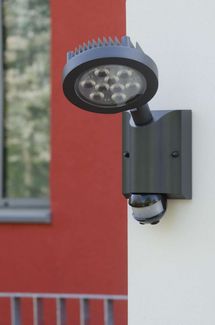 Lutec Nevada Wandlampe Aussenlampe Aussenleuchte LED 6102 S-Pir-Gr