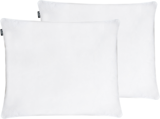 Kopfkissen 2er Set Entenfedern Entendaunen hoch 50x60 cm FELDBERG