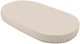 Waldin Spannbettlaken Spannbettlaken groß, für Waldin Babybett 7in1 OWAL, Beige, Spannbetttuch