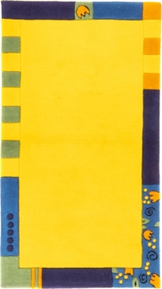 Morgenland Moderner Teppich - 160x90 cm - gelb