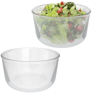 Salatschüssel aus Glas 2er Set 10050658_59
