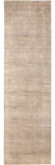 Morgenland Gabbeh Teppich - Loribaft Softy - Teppstar - läufer - 300 x 80 - Silber