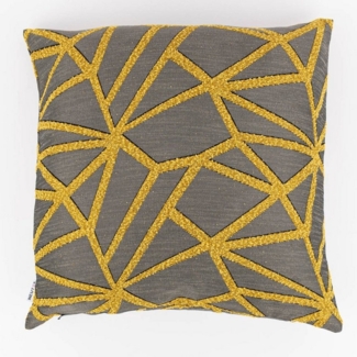 Neutex for you! Dekokissen Kissenhülle NET-ECO grafisches Jacquard-Muster versch. Farben 48x48cm