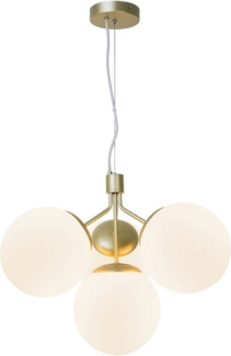 Nordlux Skandinavische Leuchten IVONA 4-Pendel E27 Messing, 2112153035