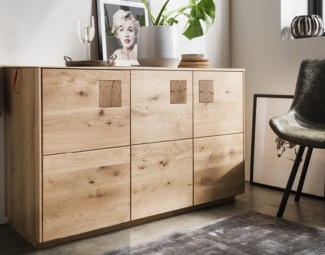 Sideboard 139x80cm 'Monza' Wildeiche geölt