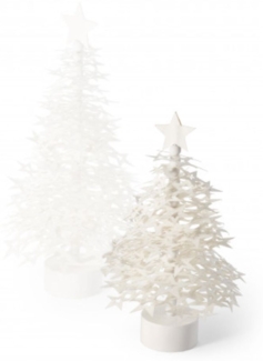 Nordic Kleiner Deko Weihnachtsbaum - weiß 25 cm