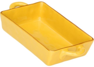 Auflaufform klein eckig Concerto Ocra 29X15XH6