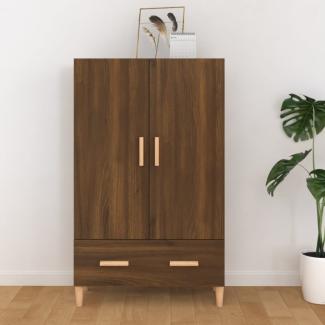 Highboard Braun Eichen-Optik 70 x 31 x 115 cm Holzwerkstoff [817473]