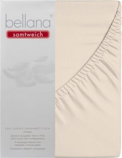 bellana Spannbettlaken Bellana samtweich, Jersey, Gummizug: rundum, (1 Stück), Perfekte Passform dank Elasthan