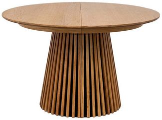 ebuy24 Esstisch Tokyo Esstisch inkl. 2 Zusatzplatten Ø120x120-160-