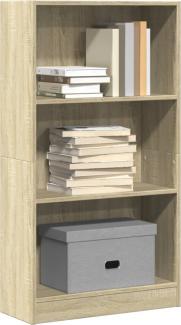 vidaXL Bücherregal Sonoma-Eiche 60x24x109 cm Holzwerkstoff 857805