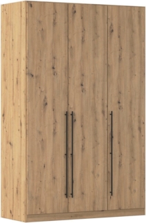 rauch Kleiderschrank Drehtürenschrank Schrank Garderobe Wäscheschrank Schlafzimmer AVOLA (in 3 verschiedenen Ausstattungen BASIC/CLASSIC/PREMIUM) mit hochwertigen Stangengriffen in Schwarz aus Metall MADE IN GERMANY