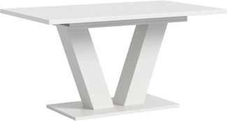 Home affaire Esstisch Motus, ausziehbar 150 -190 cm, inklusive 40 cm Einlegeplatte (Set, 1-St), V-Gestell mit Bodenplatte, Tisch, Küchentisch, Esszimmer, Küche