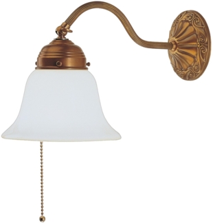 Wandleuchte A4-40op Berliner Messing