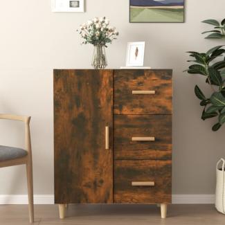 vidaXL Sideboard Räuchereiche 69,5 x 34 x 90 cm Holzwerkstoff [817351]