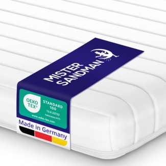 Bequeme Kaltschaummatratze H3 - 180x200cm - Geeignet als Kindermatratze und Gästematratze - Höhe 11cm - Matratze 180x200