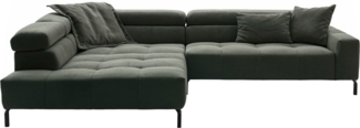 Places of Style Ecksofa Cleveland, L-Form, incl. Kopfteilverstellung, Breite 311 cm, wahlweise elektrischer Sitzvorzug