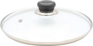 Universaldeckel 24 cm mit Kunststoffknopf / Glasdeckel / Universal - Deckel / Pfannendeckel / Topfdeckel