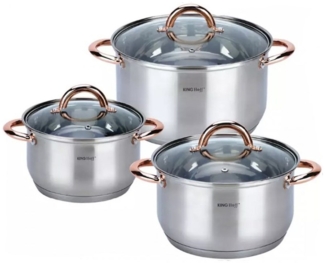 Kinghoff Kinghoff 6-teiliges Topfset 45736