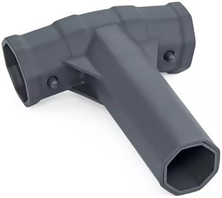 Bestway® Ersatzteil T-Verbinder (grau/ClickConnect System™) für ausgewählte Bestway® APX 365™ Pools, rund
