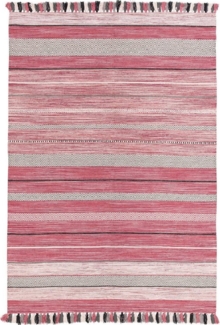 Pergamon Wollteppich Natur Teppich Kelim Kalleen, Rechteckig, Höhe: 8 mm