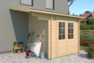 Gartenhaus Modell Pulti 44 G Natur