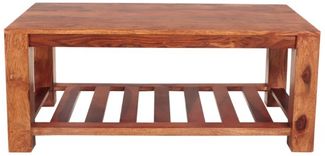 Couchtisch Rami 110x45x60 aus indischem Sheesham-Massivholz