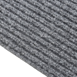 vidaXL Schmutzfangläufer Grau 100x450 cm 327181
