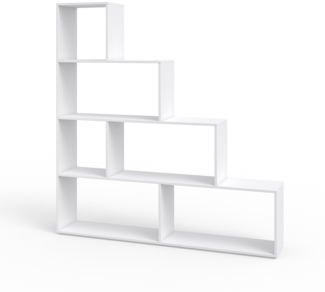 Vicco Treppenregal Weiß 163 x 155 cm