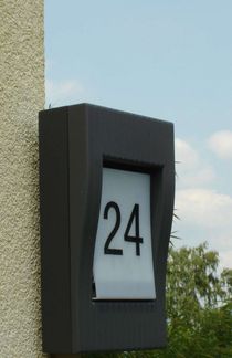 Lutec Rom Aussenlampe Aussenleuchte Hausnummer Anthrazit 1863 Gr