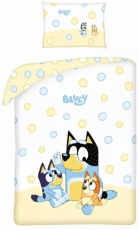 Bluey Babybettwäsche Bluey und Bingo Baby Bettwäsche 2tlg. Set 100x135 40x60 cm, 2 teilig, 100% Baumwolle